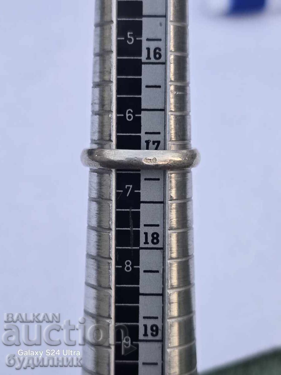 Доставка на Сребърен Масивен пръстен. 6,27 Грама. 17мм. Пускам над 100 А Доставка на Сребърен Масивен пръстен. 6,27 Грама. 17мм. Пускам над 100 А