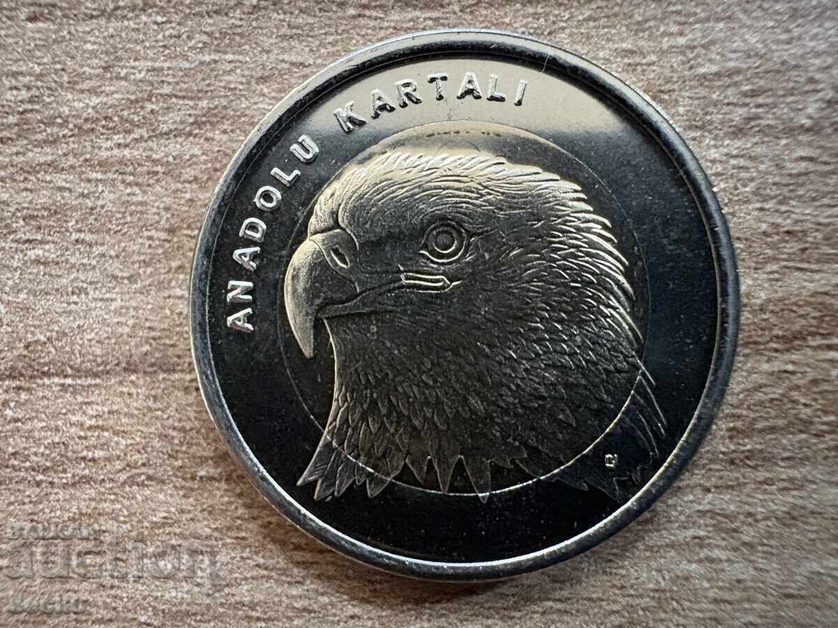 Turkey - 1 Kurus (2014) - Anatolian Eagle with price 18.00 BGN | € 9.20