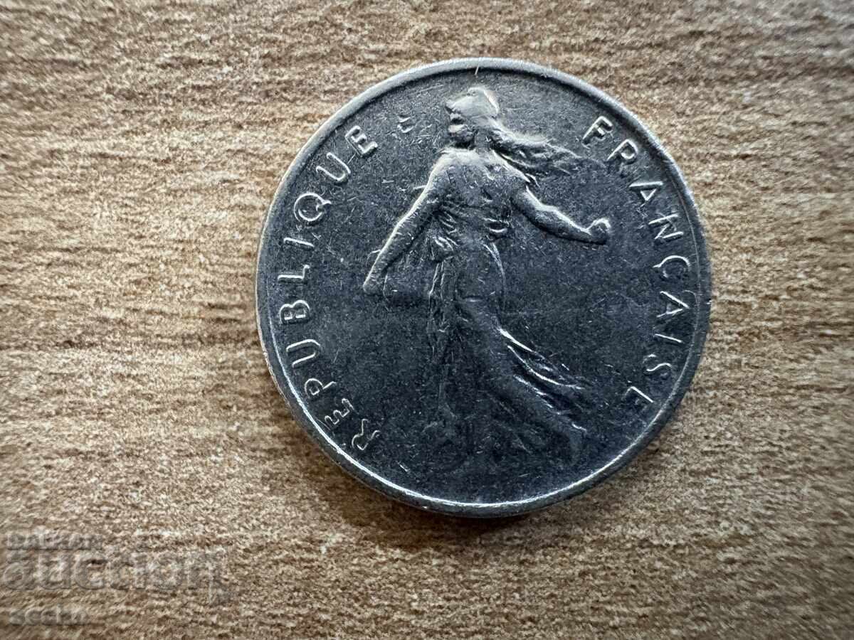 France - 1/2 Franc (1970) with price 0.35 BGN | € 0.18