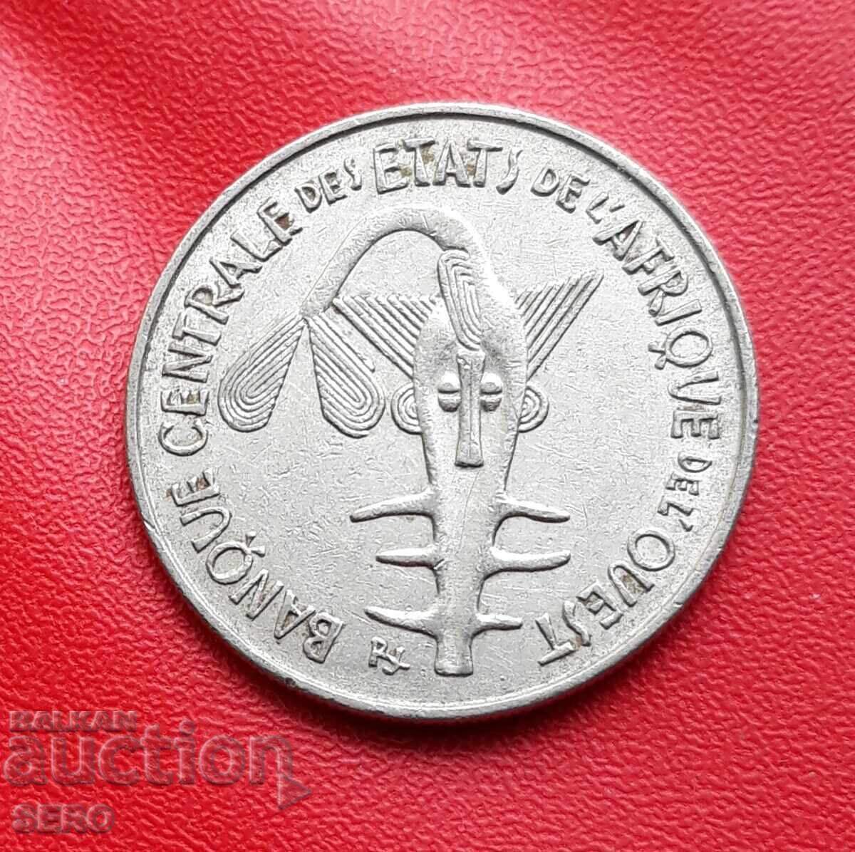 Френска Западна Африка-100 франка 1978 с цена 1.50 лв. | € 0.77