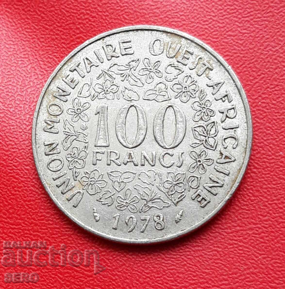 Френска Западна Африка-100 франка 1978