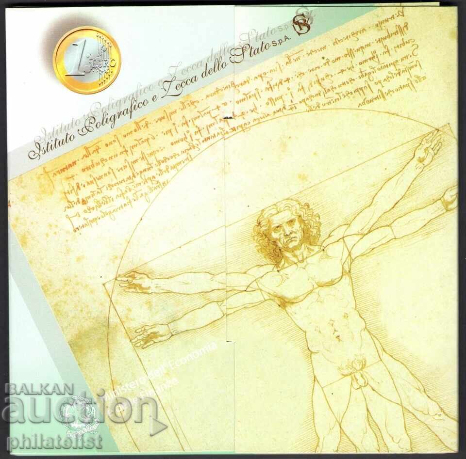 Ιταλία 2004 - Τραπεζικό σετ Ευρώ + 5 ευρώ, 9 νομίσματα BU - 7