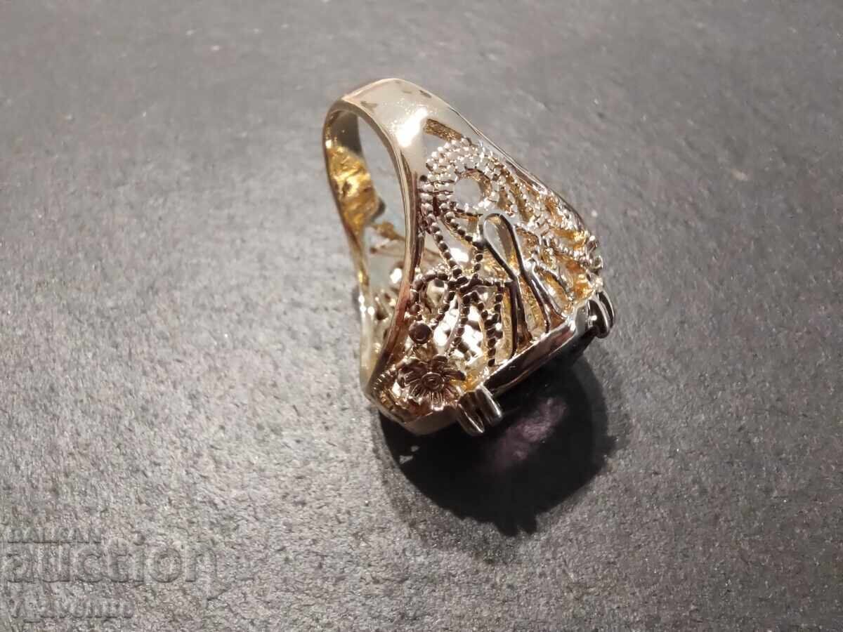 Стар хубав филигран ПРЪСТЕН, позлата 12.06.2025 - 6