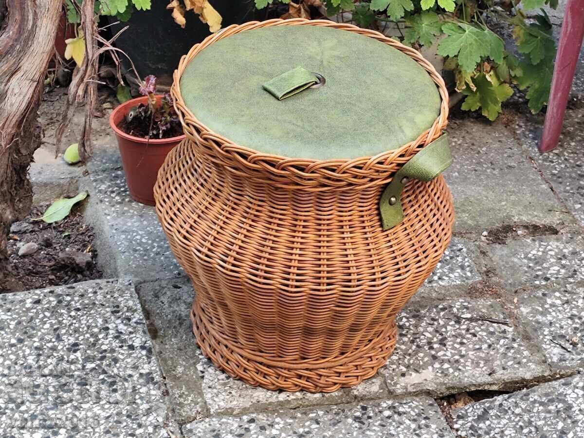 Woven Basket from Natural Rattan Woven Basket from Natural Rattan