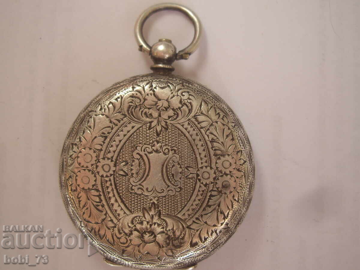 Παλιό ασημένιο ρολόι τσέπης με τιμή 70.00 BGN | € 35.79