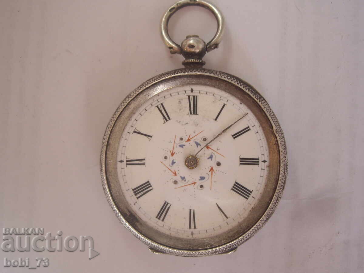 Παλιό ασημένιο ρολόι τσέπης
