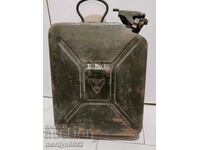 Canistra de combustibil germană 10 litri Wehrmacht rezistentă