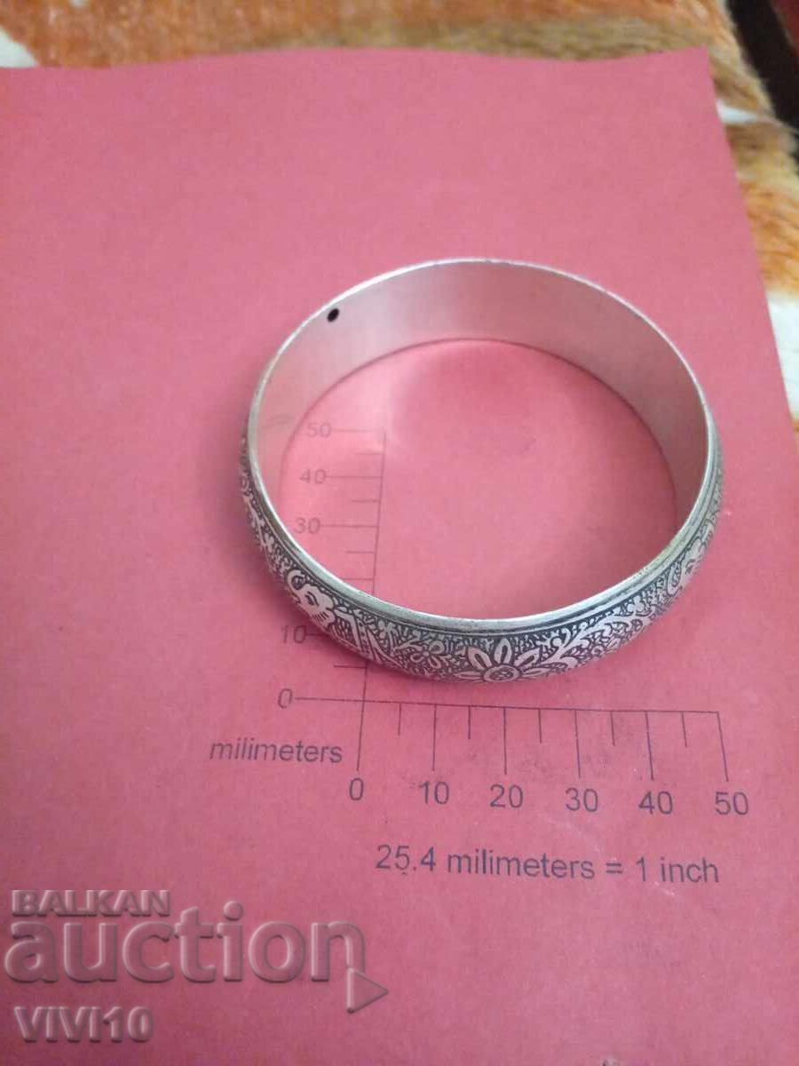 Antique bracelet, silver-plated