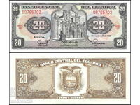 20 Sucres 1999g. ECUADOR - Bancnotă UNC