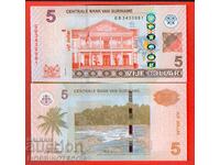 SURINAME SURINAME 5 Gulden issue - issue 2012 NEW UNC