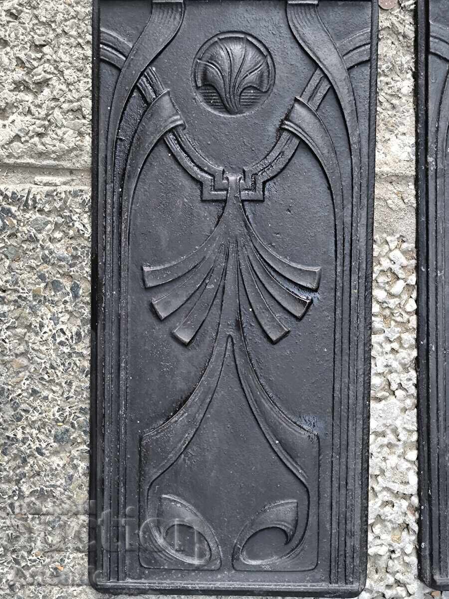 Panouri decorative în stil Art Nouveau, fier cu preț 200.00 BGN | € 102.26