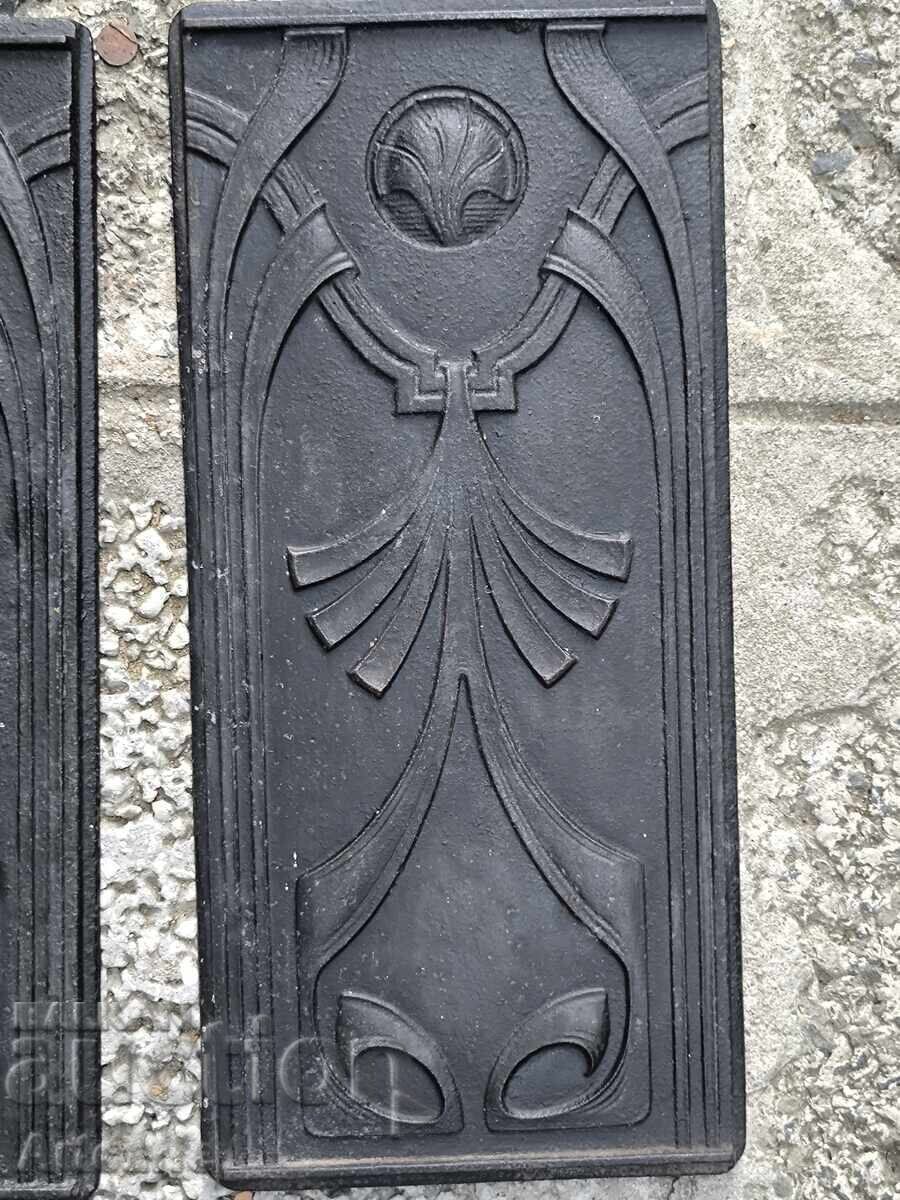 Licitație Panouri decorative în stil Art Nouveau, fier