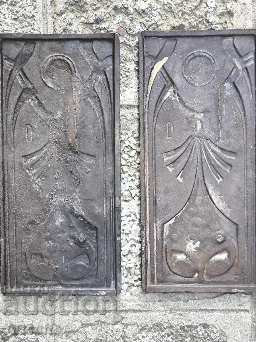 Delivery of Relief panels in Art Nouveau style, iron