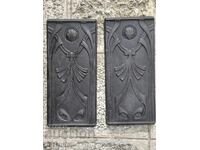 Panouri decorative în stil Art Nouveau, fier