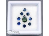 9τμχ/1.48Ct. Ζαφείρι