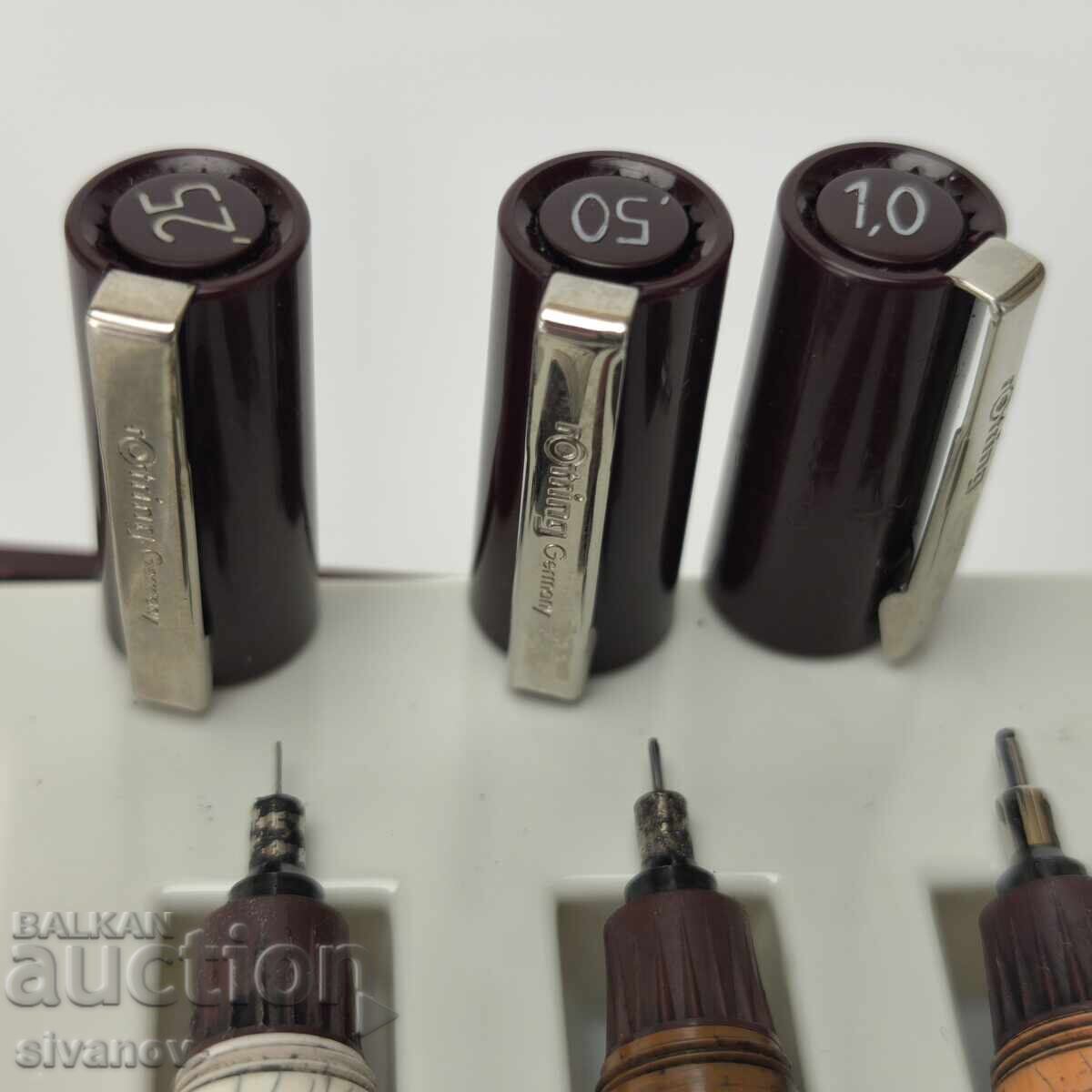 Delivery of rOtring Isograph Rapidograph Set, .25, .50, 1.0 #5999 Delivery of rOtring Isograph Rapidograph Set, .25, .50, 1.0 #5999