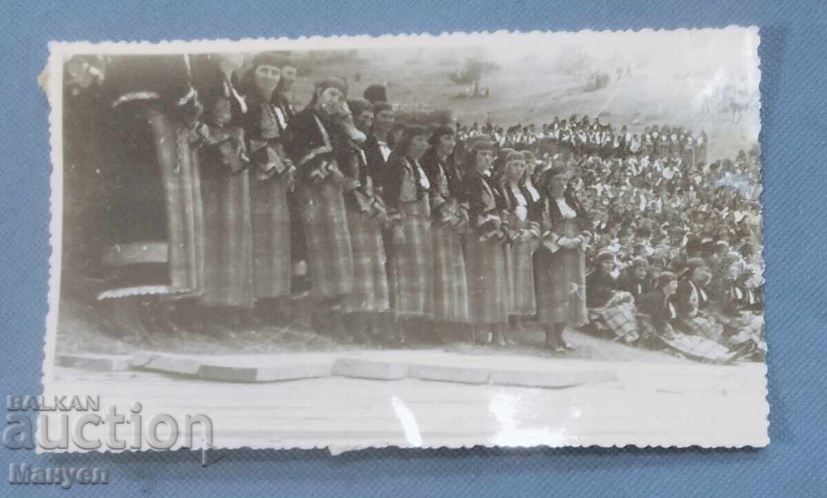 Fotografie veche X congres al PCR, Rožen