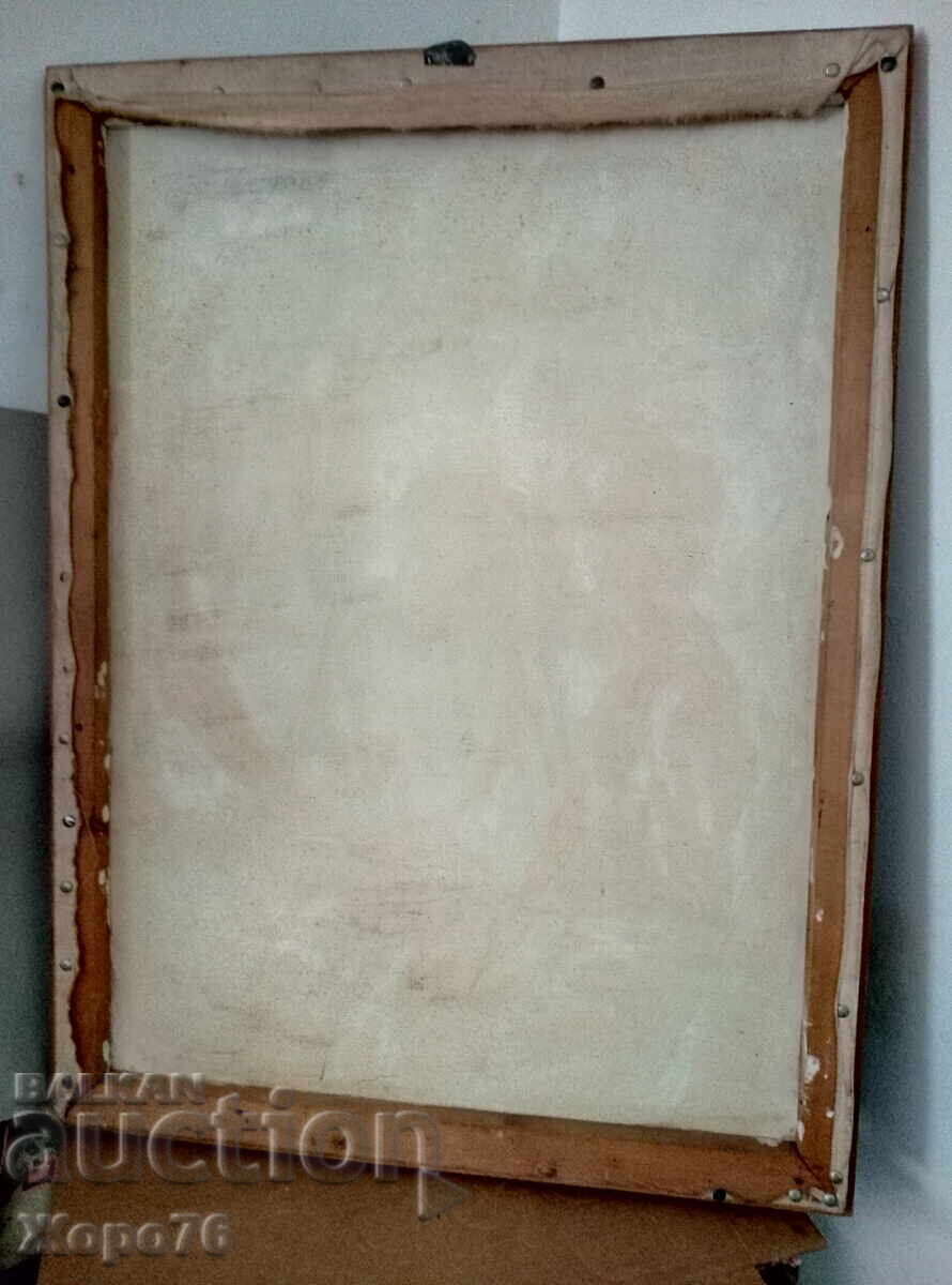 ISPITĂ Tablou VECHI CU ULEI 80/60cm IMPRESIONIST - 7