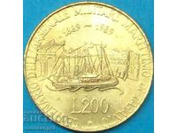 200 λιρέτες 1989 Ιταλία