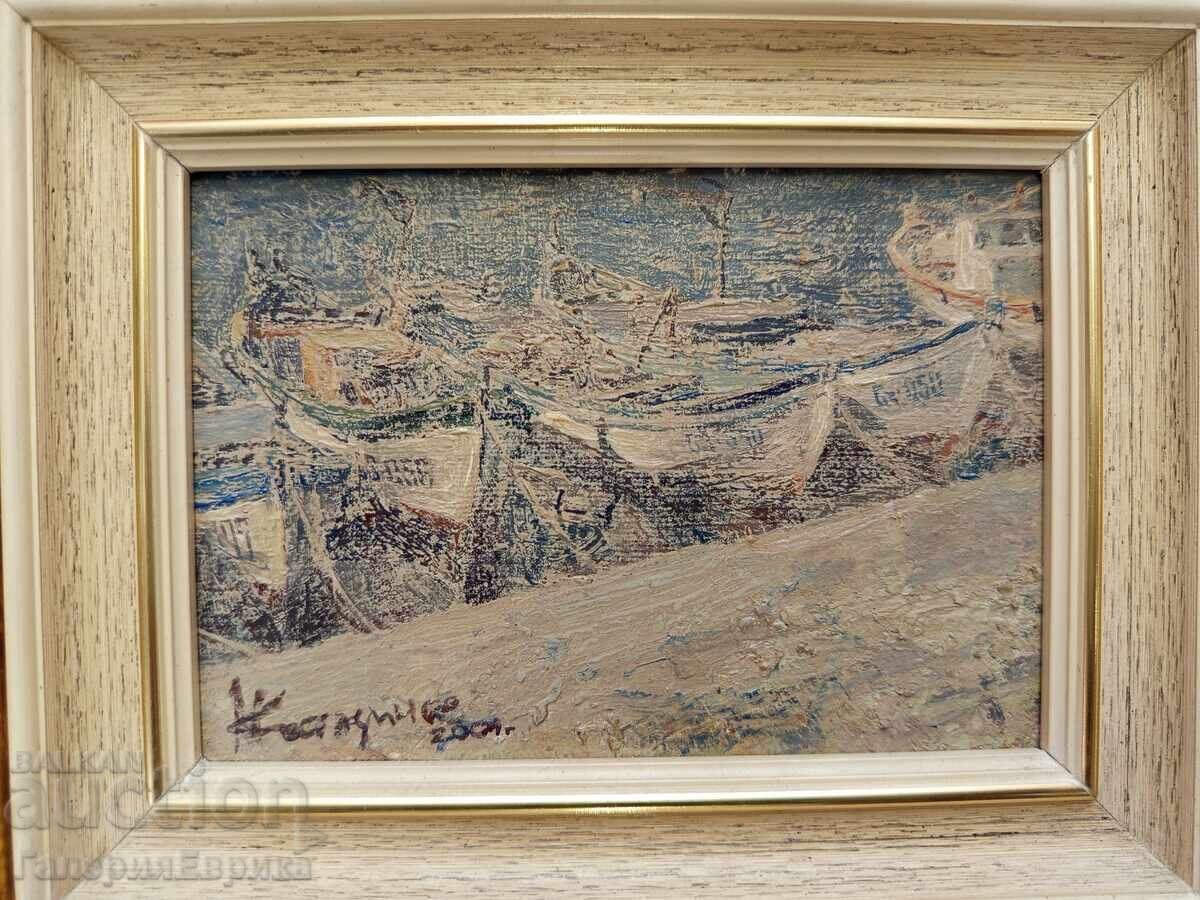 Pictură în ulei de Milcho Kostadinov cu preț 250.00 BGN | € 127.82