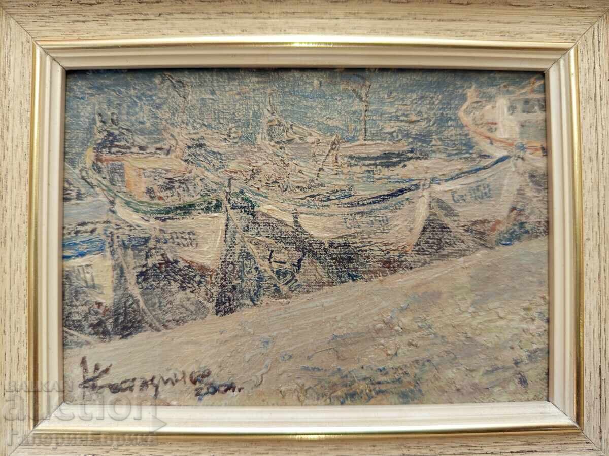 Licitație Pictură în ulei de Milcho Kostadinov