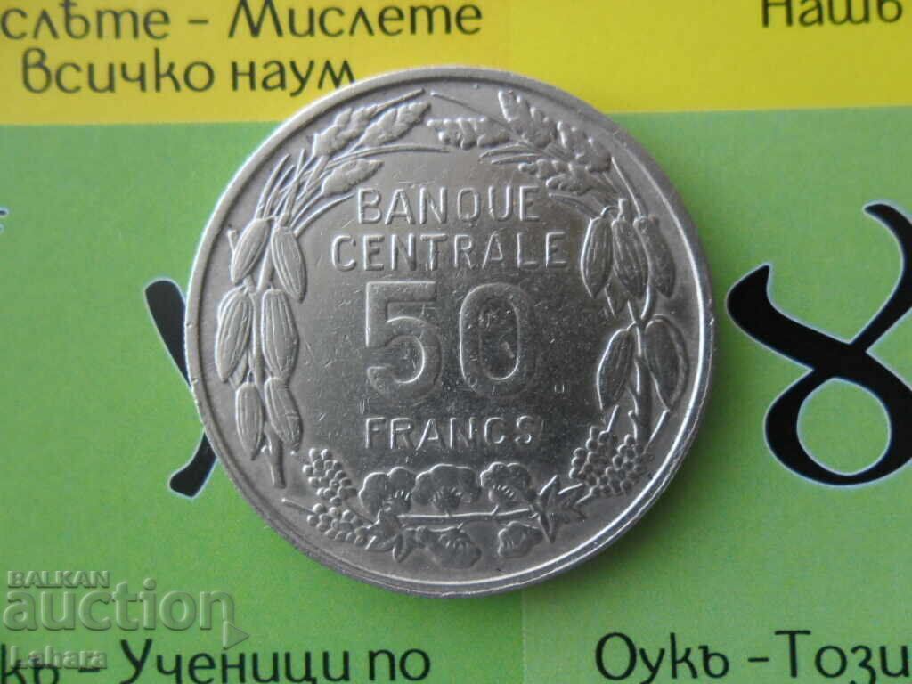 Δημοπρασία 50 φράγκα 1960 g. Καμερούν Δημοπρασία 50 φράγκα 1960 g. Καμερούν