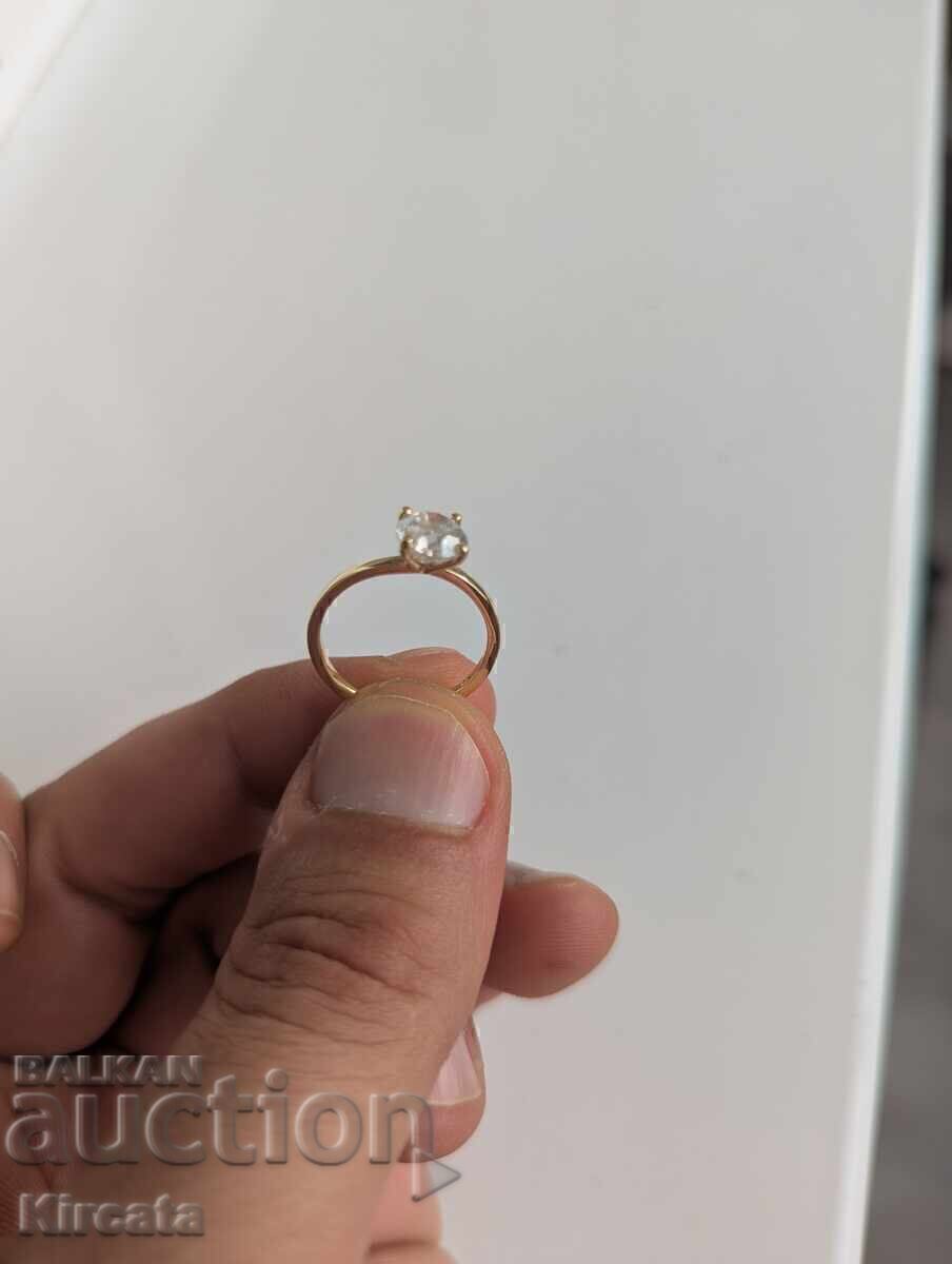 Νέο χρυσό δαχτυλίδι με φυσικό διαμάντι 1.53 ct. Πιστοποιητικό - 6