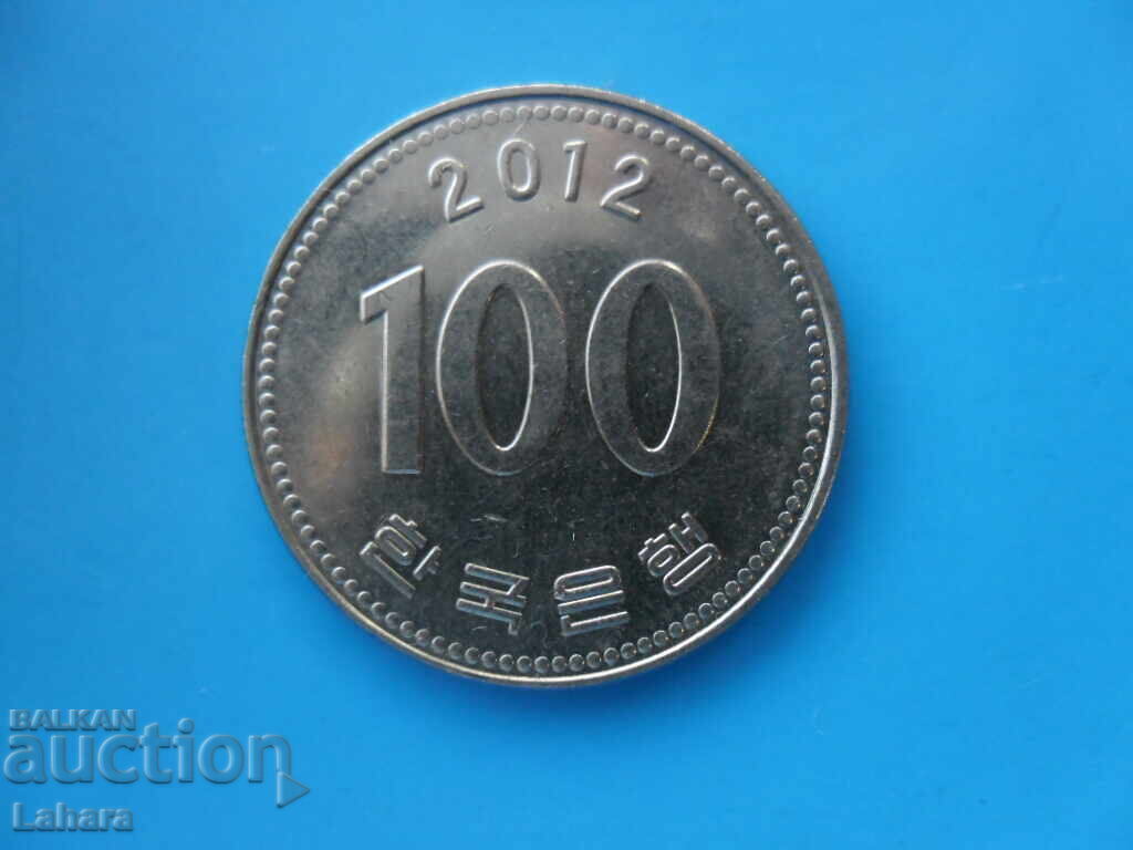 100 won 2012 South Korea