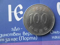 100 γουόν 1992 g. Νότια Κορέα