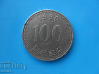100 Won 1990 Νότια Κορέα