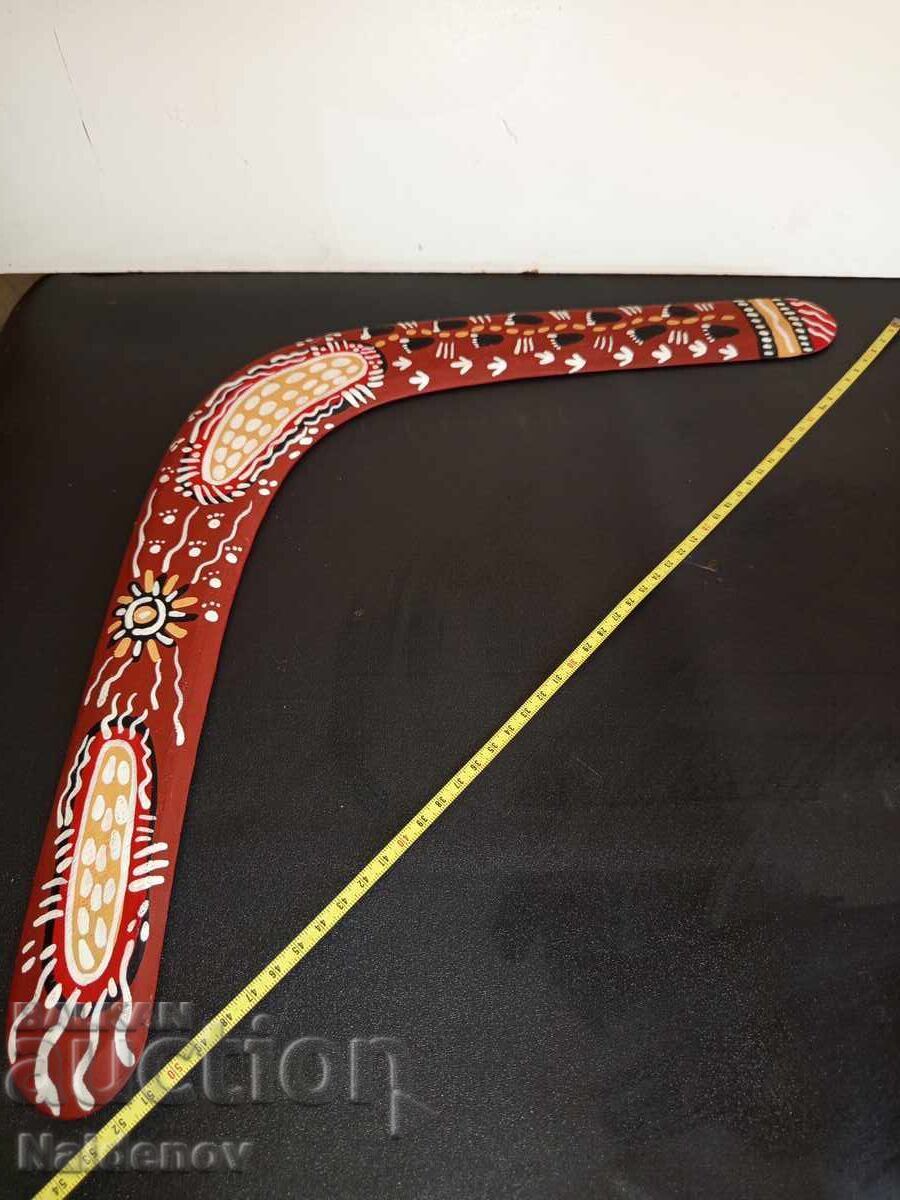African wooden boomerang