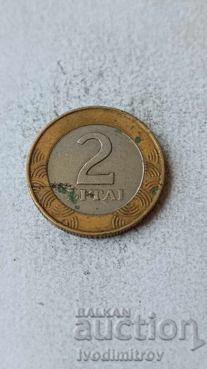 Lithuania 2 litas 1999