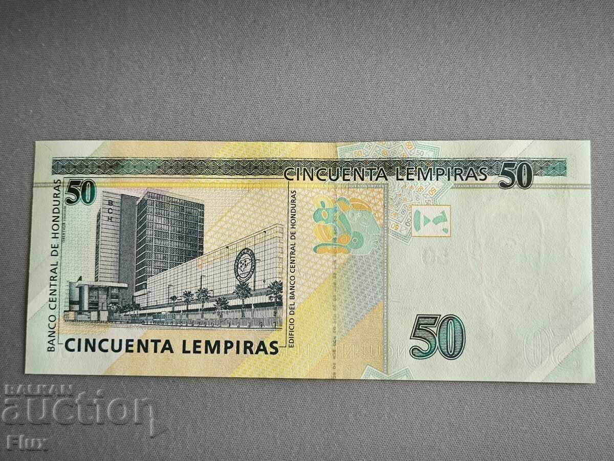 Banknote - Honduras - 50 Lempira UNC | 2019 with price 18.50 BGN | € 9.46 Banknote - Honduras - 50 Lempira UNC | 2019 with price 18.50 BGN | € 9.46