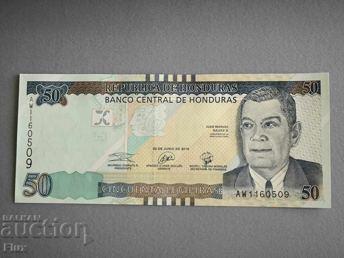 Banknote - Honduras - 50 Lempira UNC | 2019 Banknote - Honduras - 50 Lempira UNC | 2019