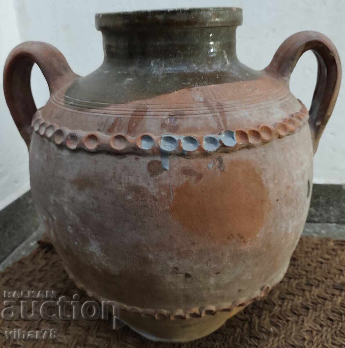 Oală, ulcior, vas de lut, ceramică - 5