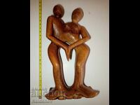 Sculptură din lemn - dragoste