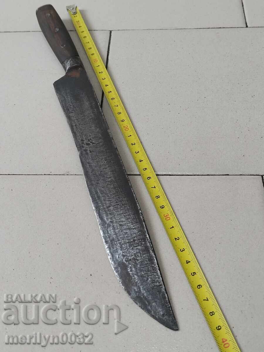 Овчарски нож без кания с чирени от биволски буйновец острие - 5 Овчарски нож без кания с чирени от биволски буйновец острие - 5