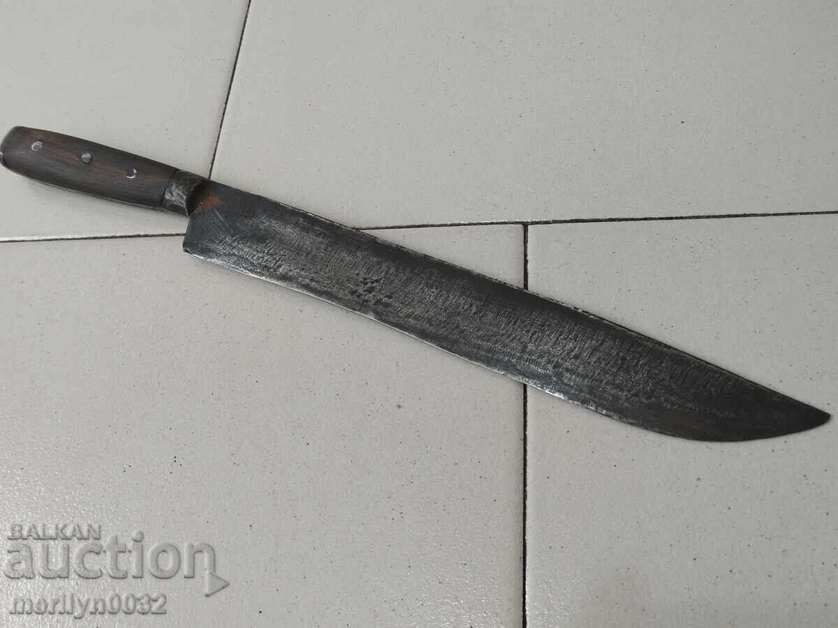 Овчарски нож без кания с чирени от биволски буйновец острие - 6 Овчарски нож без кания с чирени от биволски буйновец острие - 6