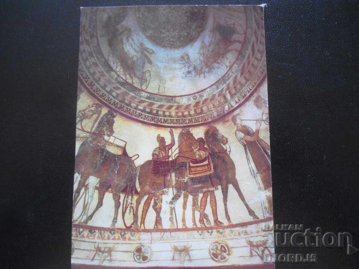 ΚΑΖΑΝΛΚ. Ο Θρακικός τάφος /IV αι. π.Χ./-τοιχογραφία