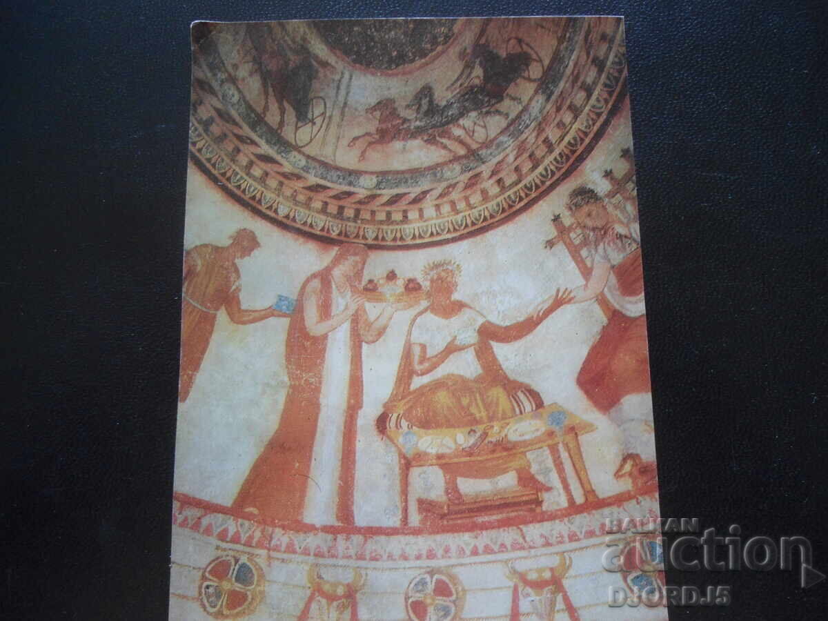 ΚΑΖΑΝΛΚ. Ο Θρακικός τάφος /IV αι. π.Χ./-τοιχογραφία