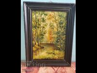 Oil painting on fiberboard by Hristo Ivanov