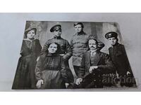 Postcard Hristo Smirnenski with his family 1907