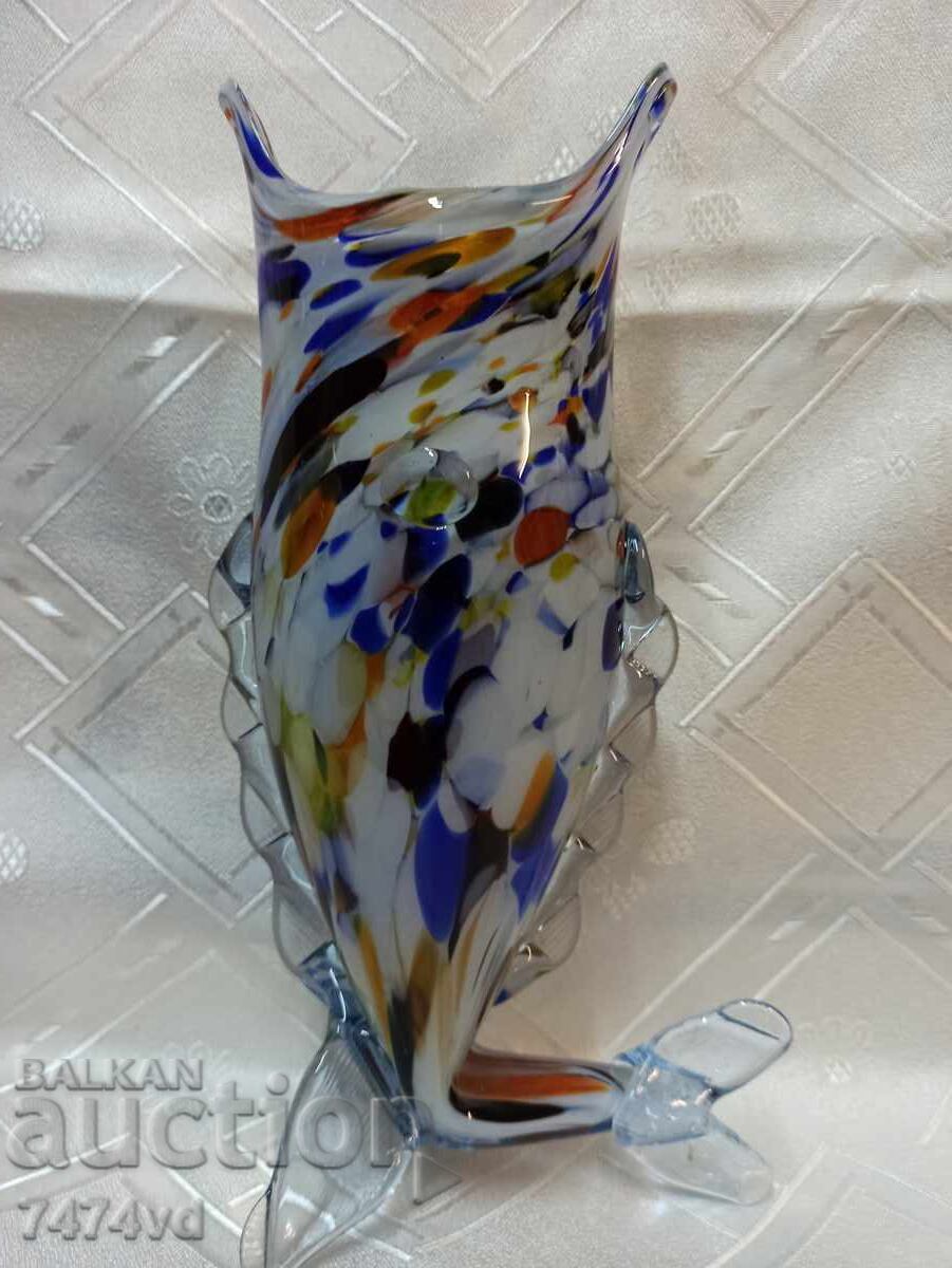 LARGE UNIQUE MURANO GLASS FISH with price 50.00 BGN | € 25.56
