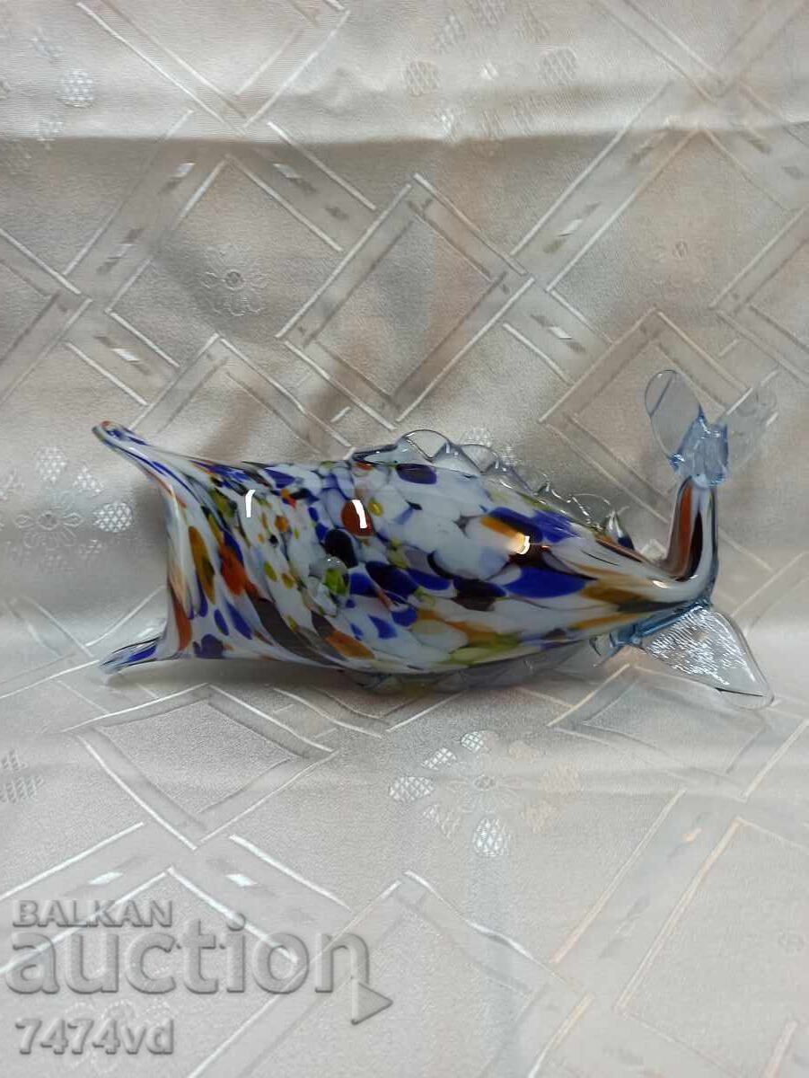 Auction  LARGE UNIQUE MURANO GLASS FISH