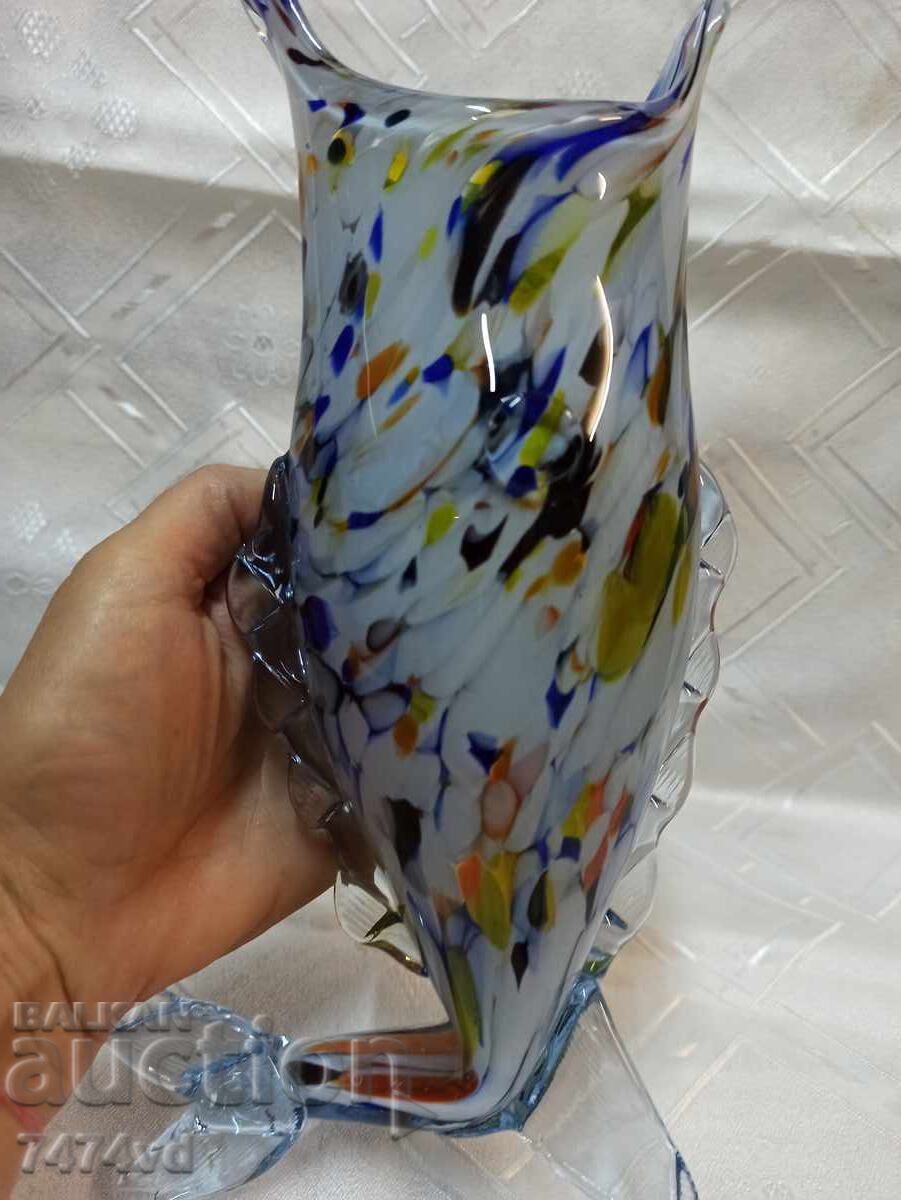 LARGE UNIQUE MURANO GLASS FISH - 5