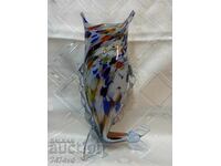 MARE PEȘTE DE STICLĂ UNICAT MURANO