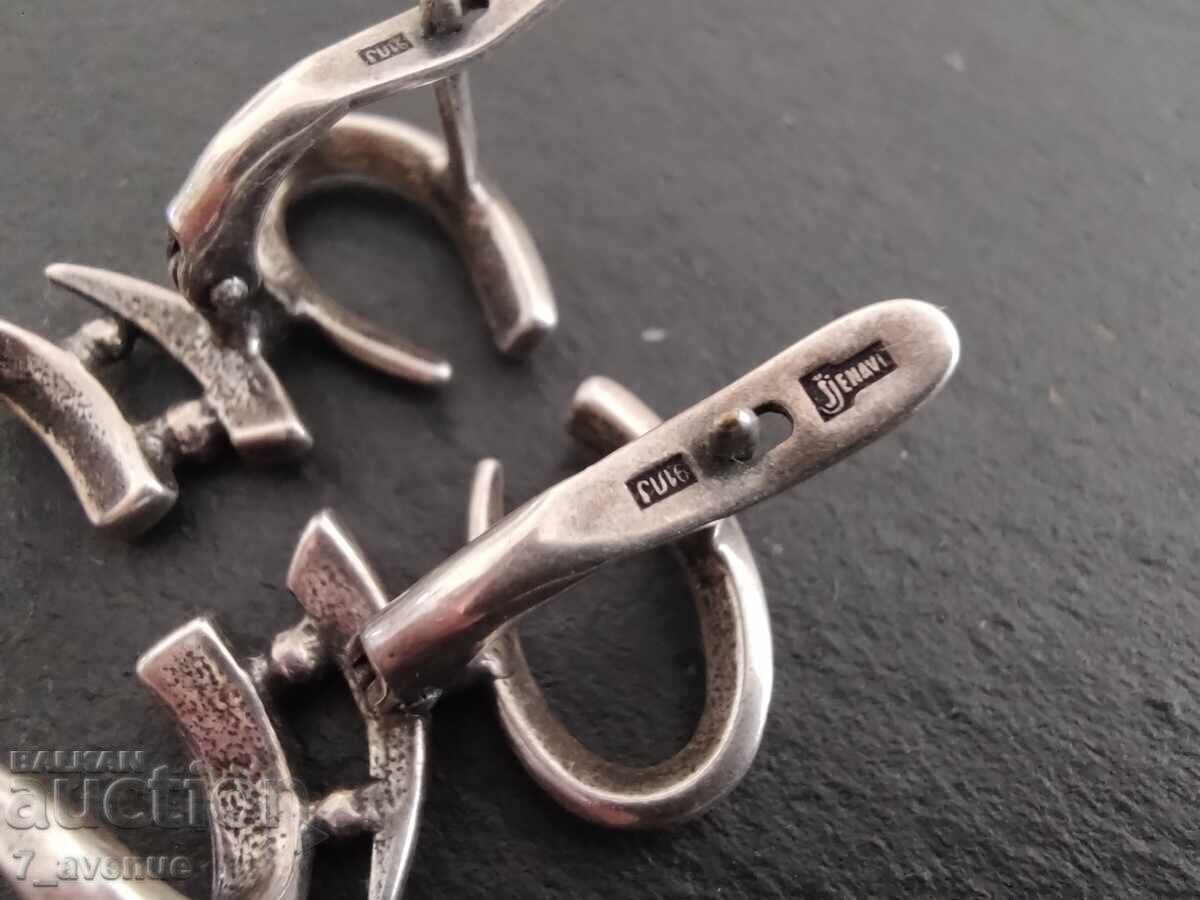 Cercei, argint, argint 910, designeri 14.06.25 cu preț 169.00 BGN | € 86.41