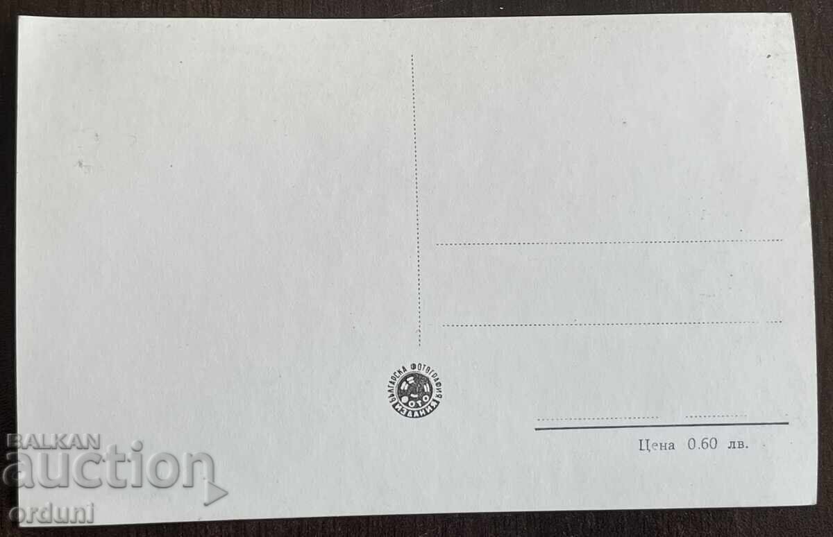 5020 Bulgaria postcard school Hristo Botev Kardzhali 50s with price 10.00 BGN | € 5.11