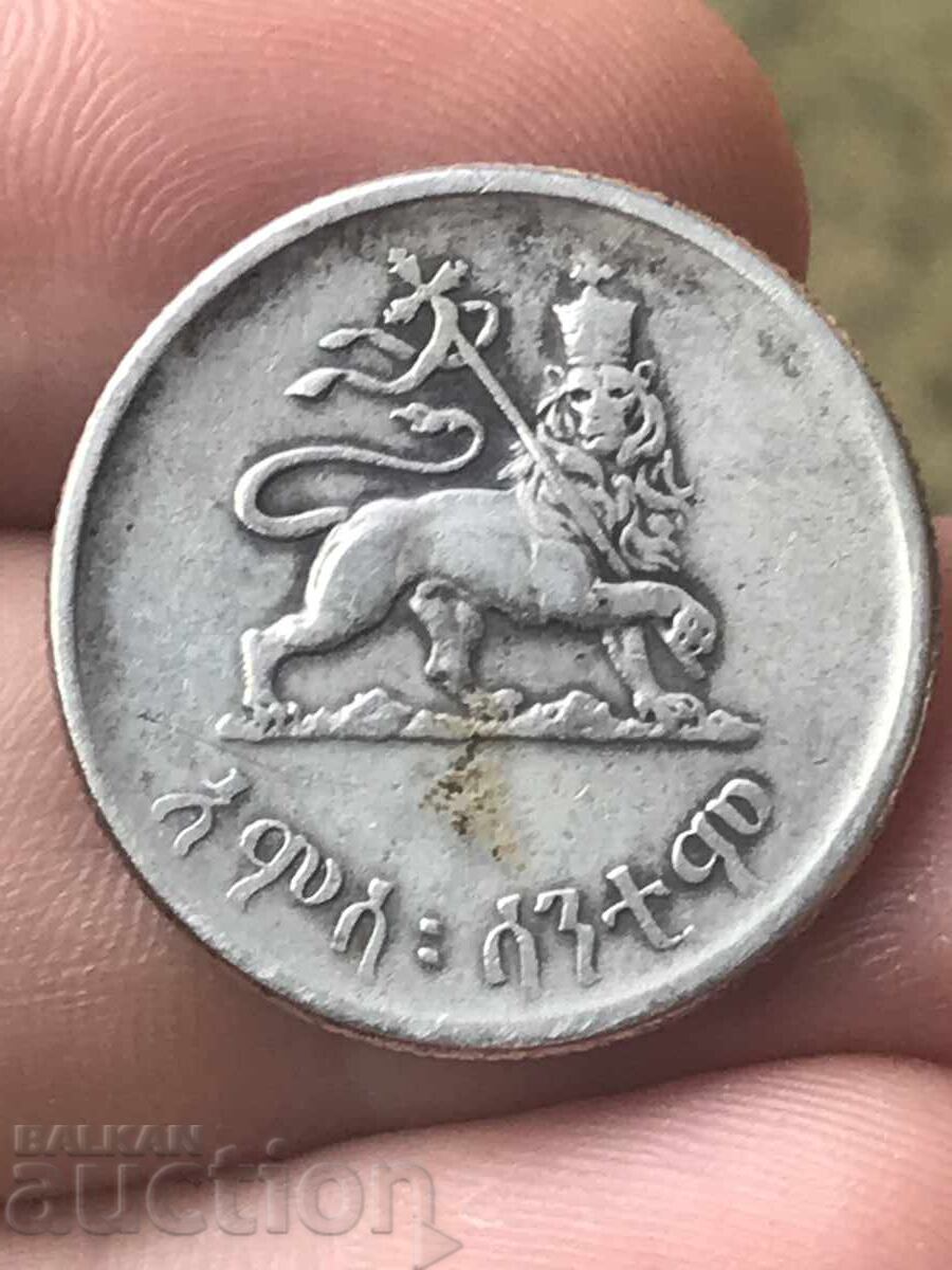 Ethiopia 50 Santim 1936 1944-1945 Haile Selassie I Silver with price 39.00 BGN | € 19.94