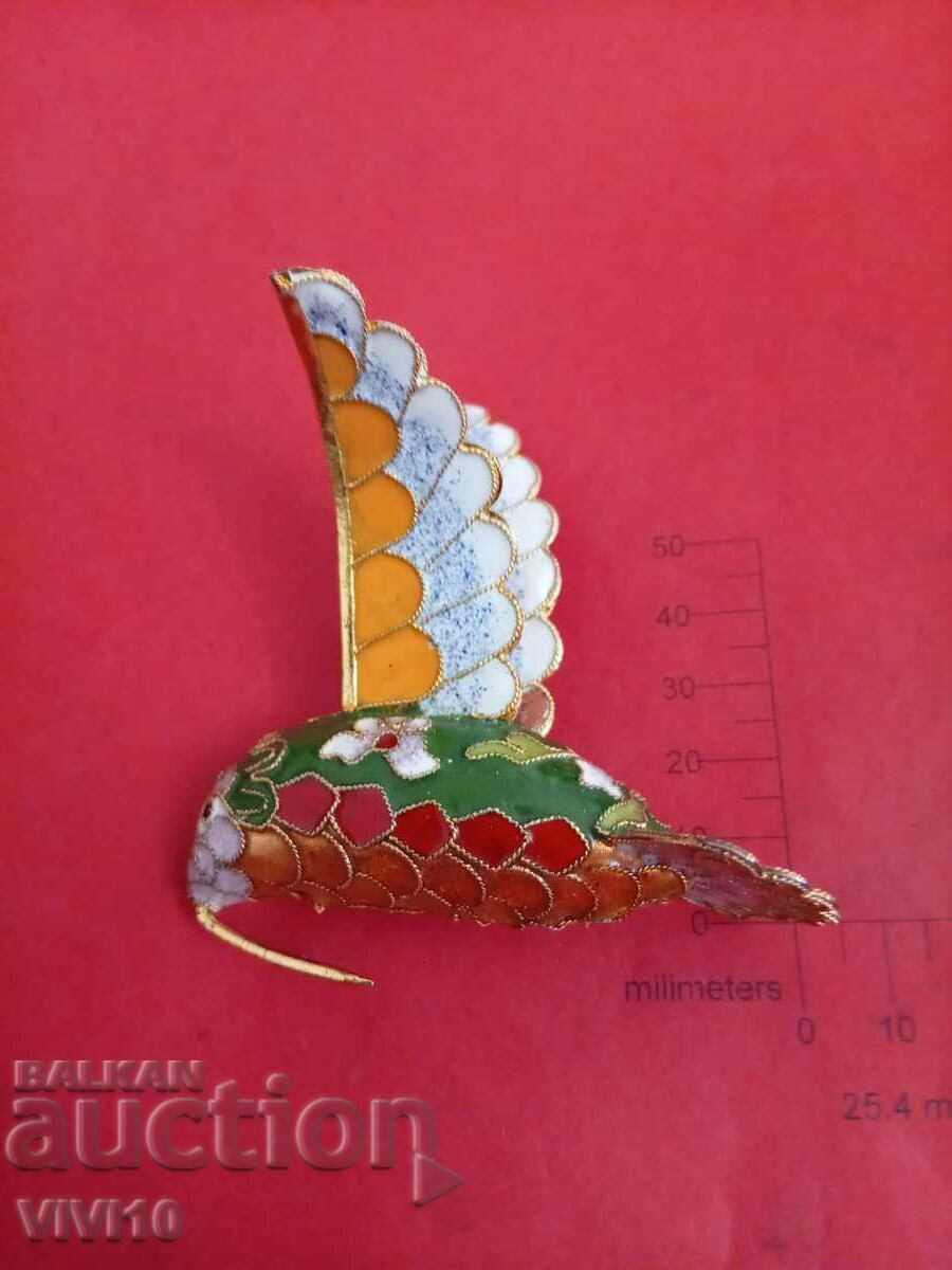 Figurină veche, bronz și email, cloisonné cu preț 50.00 BGN | € 25.56 Figurină veche, bronz și email, cloisonné cu preț 50.00 BGN | € 25.56